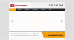 Desktop Screenshot of guvenparke.com