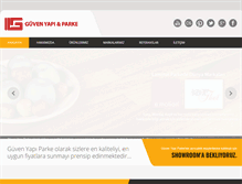 Tablet Screenshot of guvenparke.com